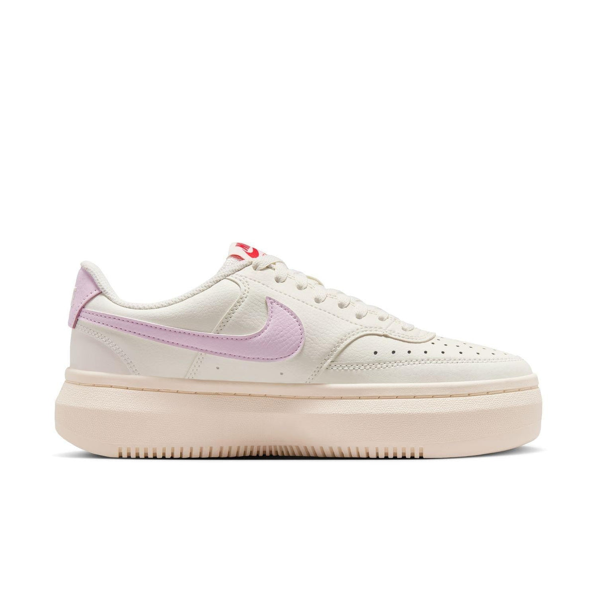 IB4480-133 Nike Court Vision Alta Sail Pale Ivory Light Crimson Pink (Women's)