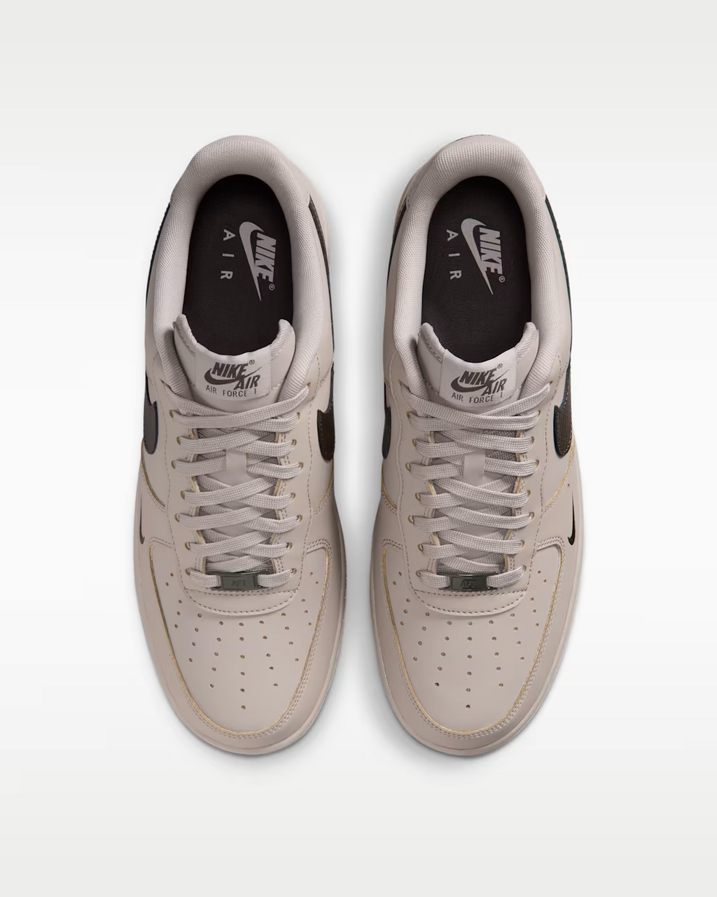 IV5732-002 Nike Air Force 1 Low '07 "College Grey/Newsprint" (Men's)