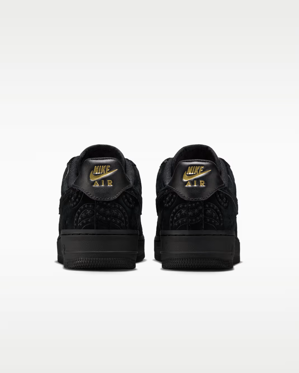 IO1259-001 Nike Air Force 1 '07 Premium+ Paisley Black (Women's)