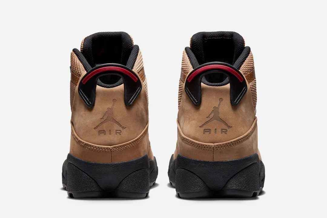 FV3826-202 Nike Jordan Winterized 6 Rings "Rocky Tan/Varsity Red/Black" (Men's)