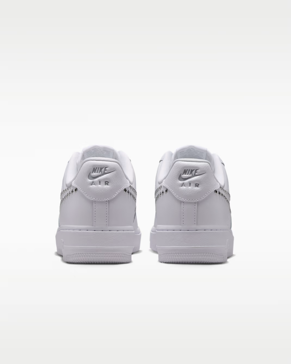 IW1234-100 Nike Air Force 1 '07 LV8 "Triple White/Metallic Silver" (Women's)