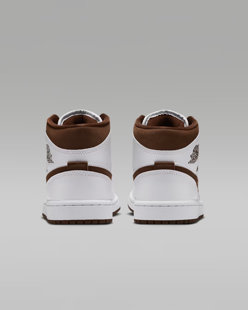 BQ6472-125 Nike Air Jordan 1 Mid "White/Cacao Wow" (Women's)