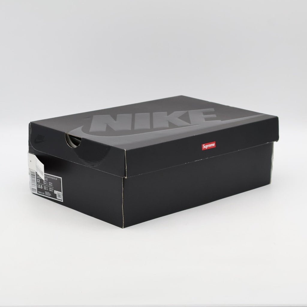 FB8934-001 Supreme Nike Air Zoom Courtposite Black Metallic Silver (Men's)