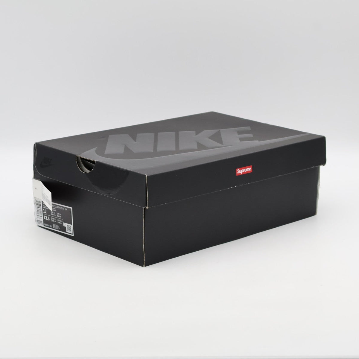FB8934-001 Supreme Nike Air Zoom Courtposite Black Metallic Silver (Men's)