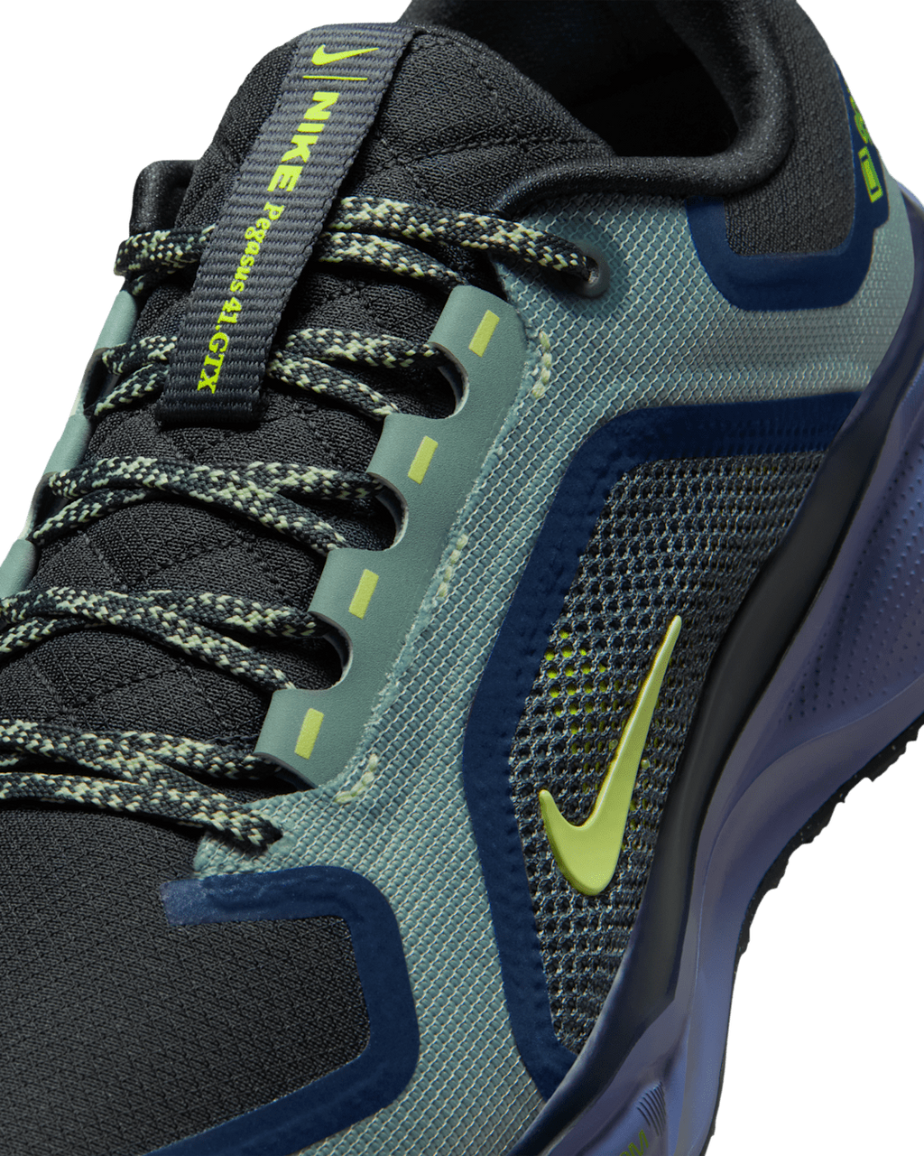 FQ1356-006 Nike Pegasus 41 GORE-TEX Cannon Obsidian Seaweed Volt (Men's)