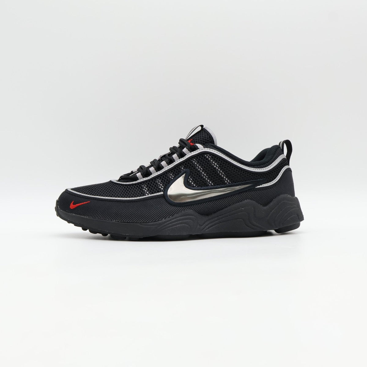 HF9117-002 Nike Air Zoom Spiridon SP Black and Sport Red (Men's)