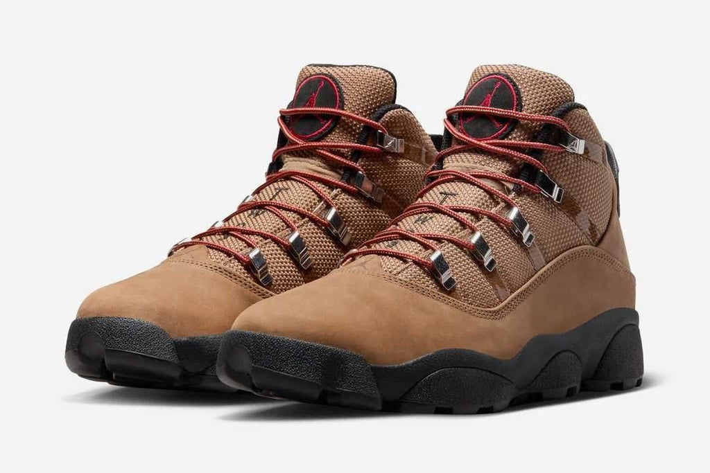 FV3826-202 Nike Jordan Winterized 6 Rings "Rocky Tan/Varsity Red/Black" (Men's)