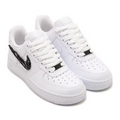 IF1686-101 Nike Air Force 1 Low '07 LX Metal Swoosh White Black (Women's)