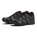 L47731700 Salomon Speedcross 3 GORE-TEX Black Asphalt Flame Scarlet (Men's)