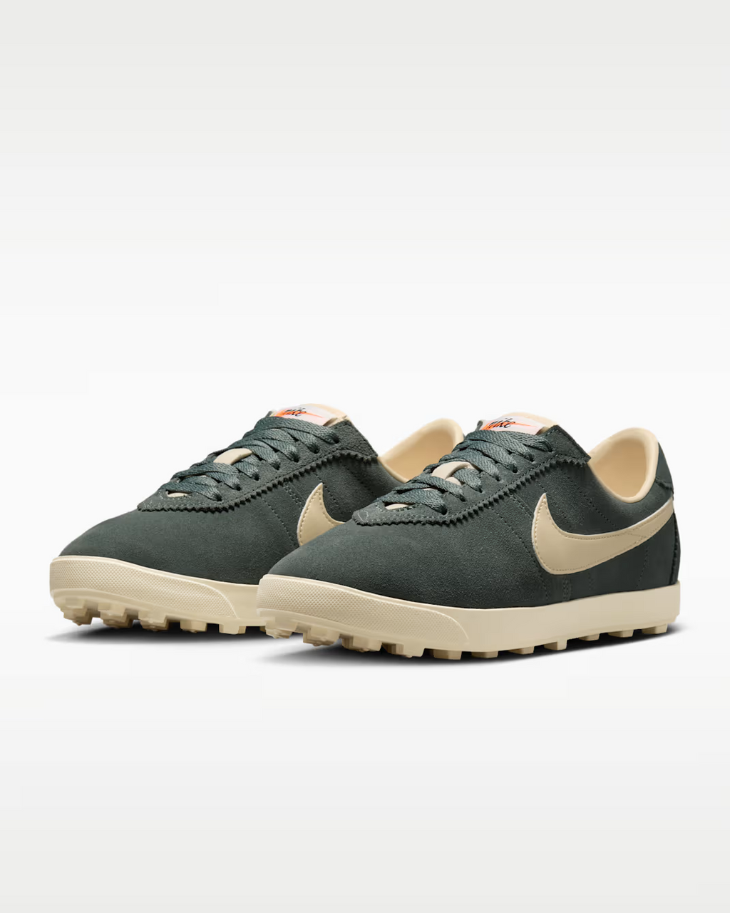 IQ7611-301 Nike Astrograbber Suede "Camo Green/Sail" (Women's)
