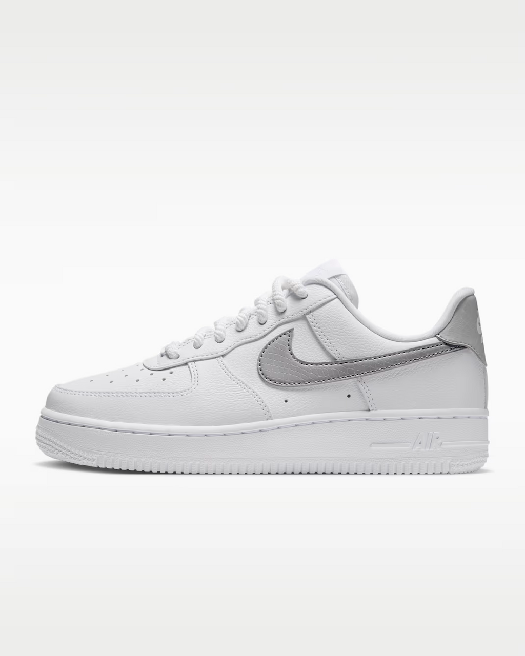 IQ0134-101 Nike Air Force 1 '07 "White/Grey Fog" (Women's)