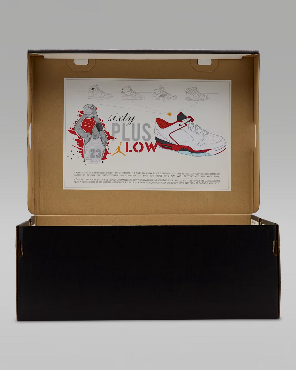 IH2047-008 Nike Jordan Sixty Plus Low "Cool Grey/White" (Men's)