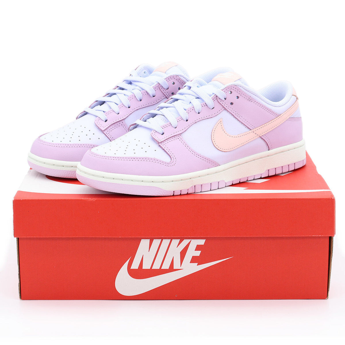 DD1503-001 Nike Dunk Low Easter Blue Purple Pink Football Grey Violet (Women's)