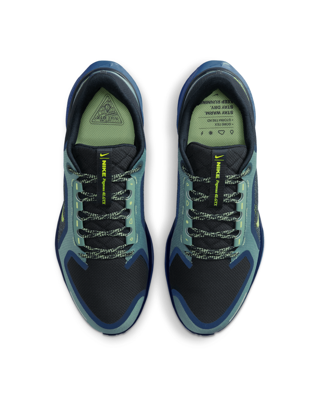 FQ1356-006 Nike Pegasus 41 GORE-TEX Cannon Obsidian Seaweed Volt (Men's)