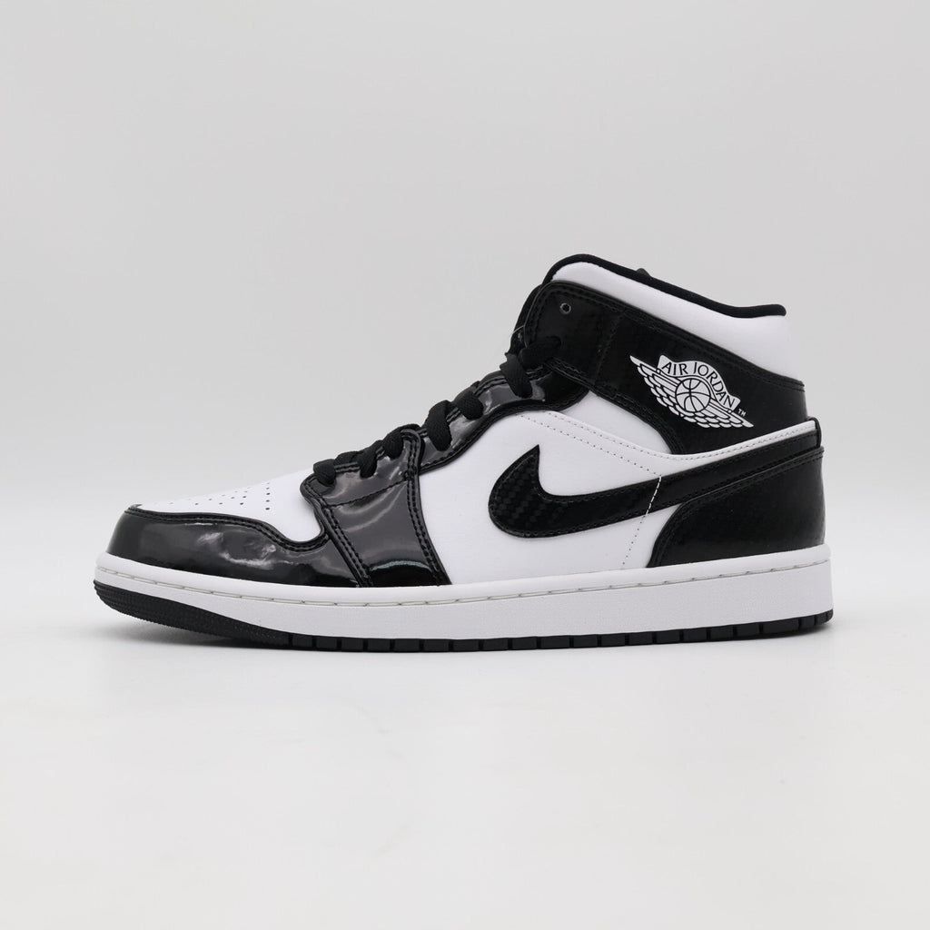 DD1649-001 Nike Air Jordan 1 Mid SE All-Star Carbon Fiber Black White Panda
