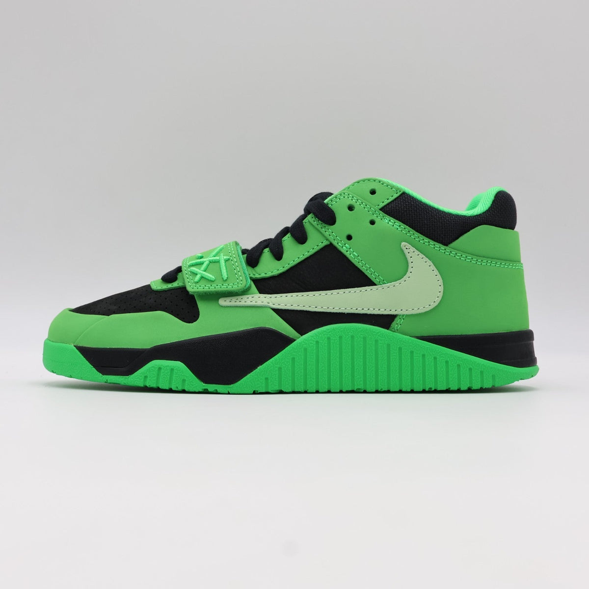 IM9113-300 Travis Scott Ã Nike Jordan Jumpman Jack CJ1 T-Rexx Green Spark(Men's)
