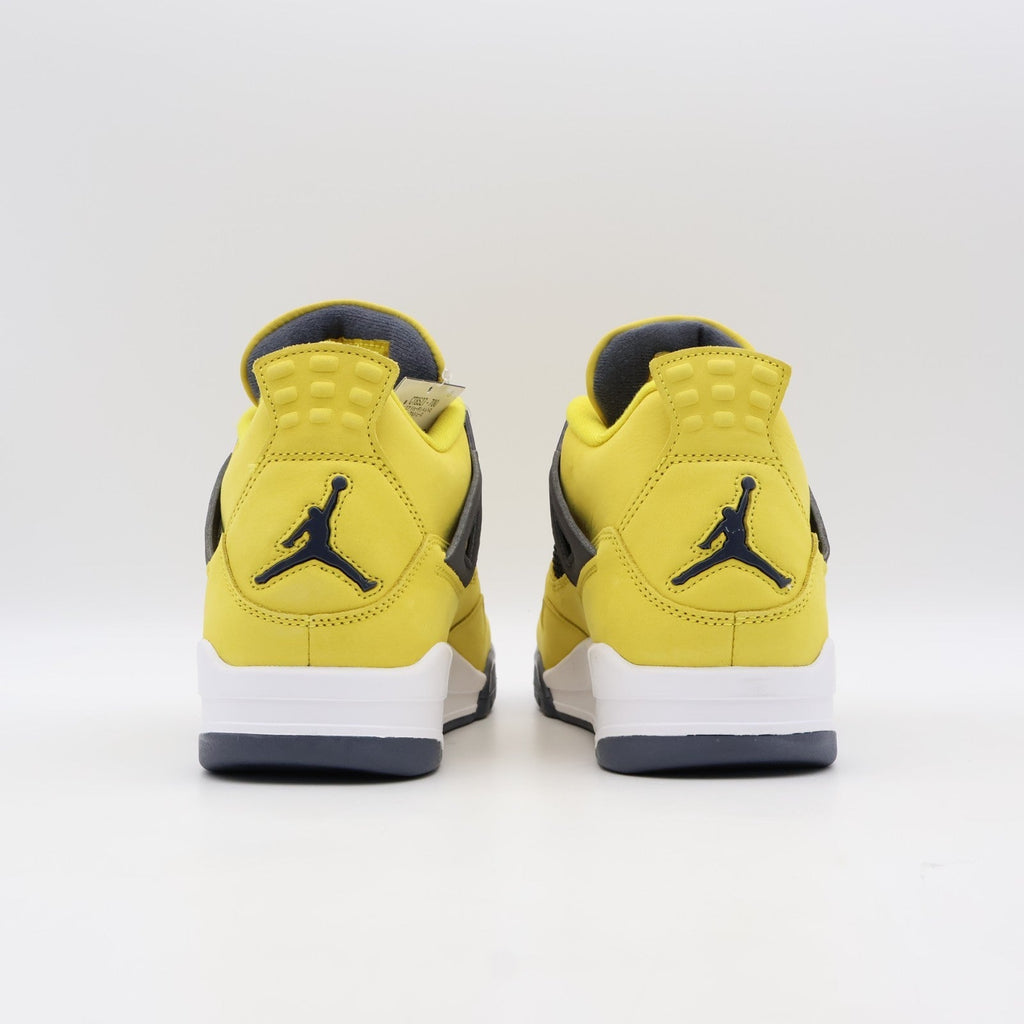 CT8527-700 Nike Air Jordan 4 Retro Lightning Thunder Tour Yellow Grey (Men's)