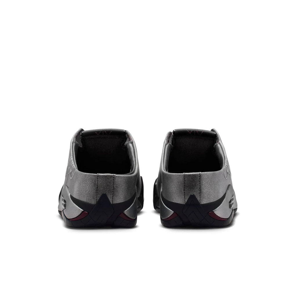 IR0908-001 Mowalola Ã Nike Air Jordan 14 Mule "Black/Metallic Silver" (Men's)