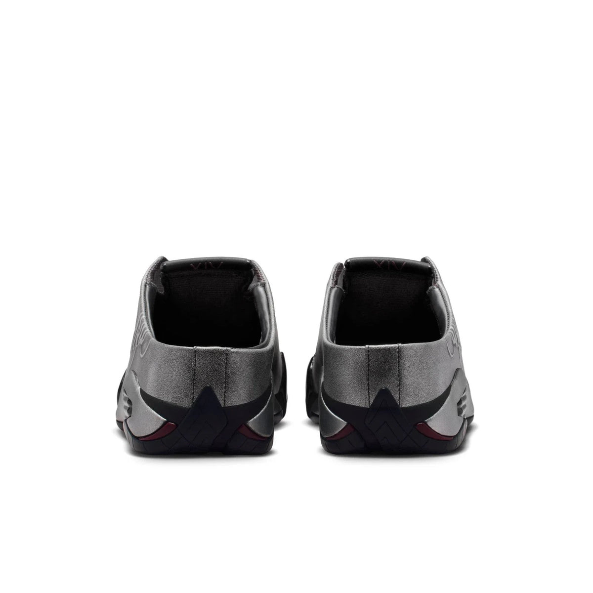 IR0908-001 Mowalola Ã Nike Air Jordan 14 Mule "Black/Metallic Silver" (Men's)