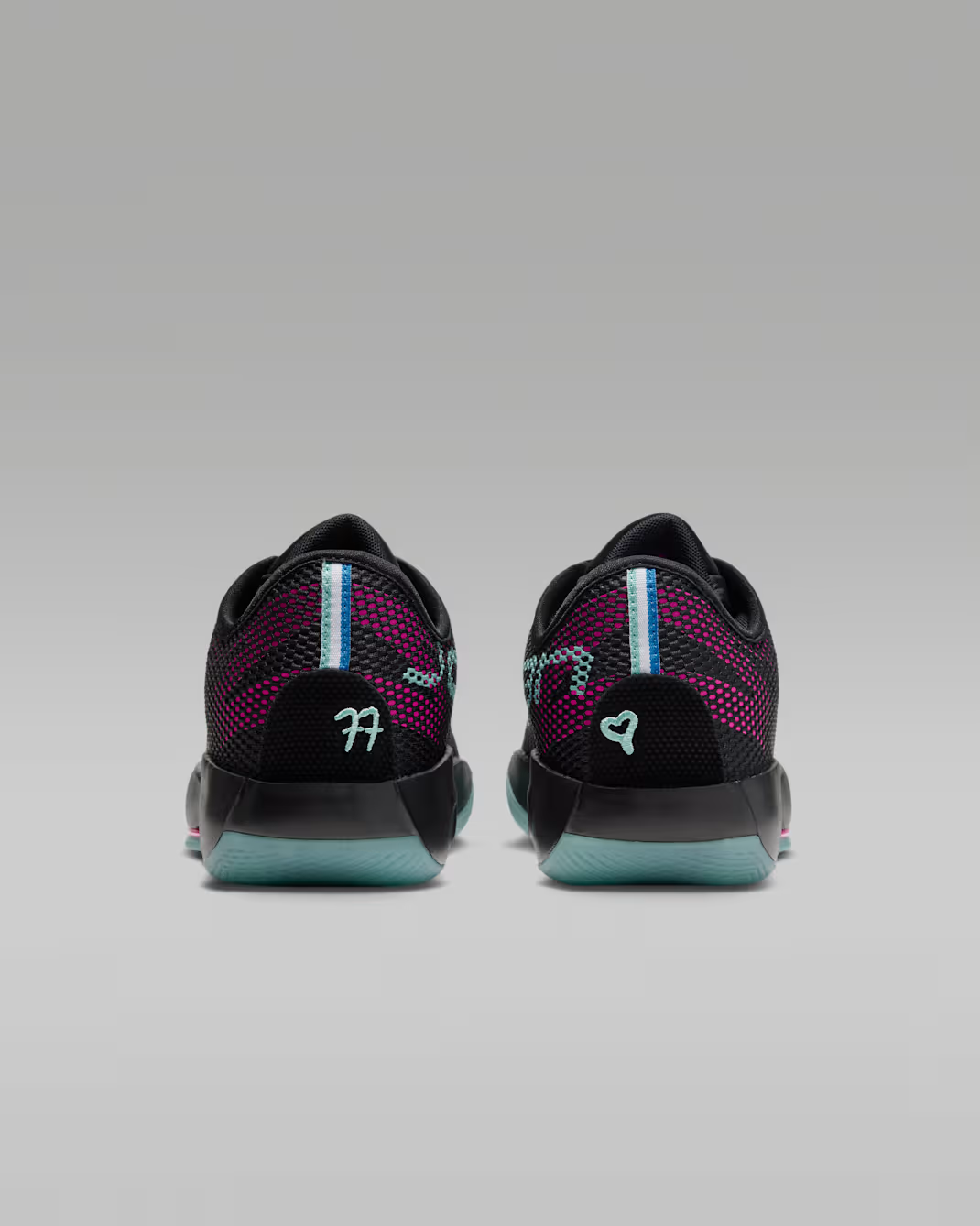 IF1611-004 Nike Luka 77 PF "Black/Laser Fuchsia" (Men's)