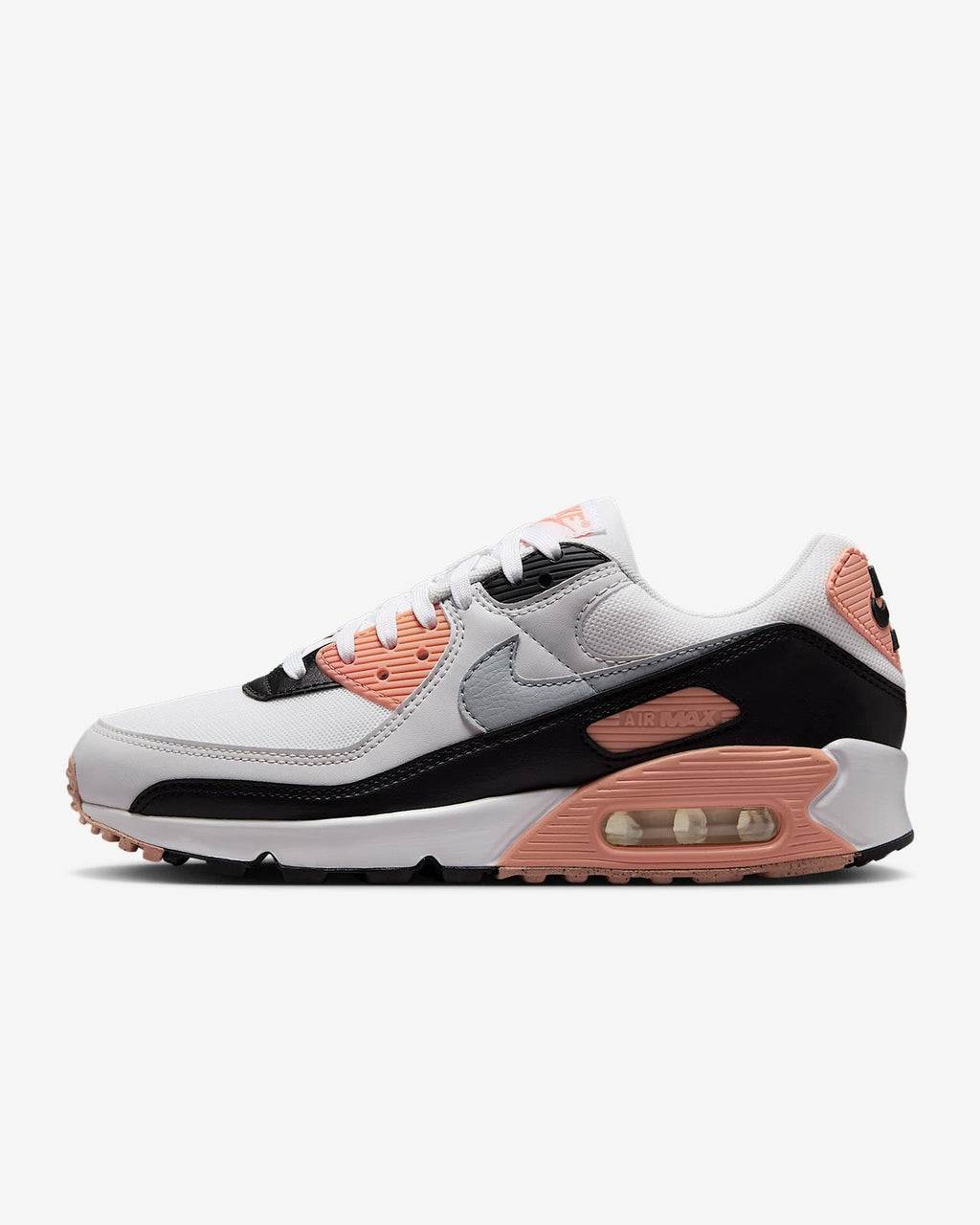 DH8010-109 Nike Air Max 90 White Black Photon Dust Wolf Grey (Women's)