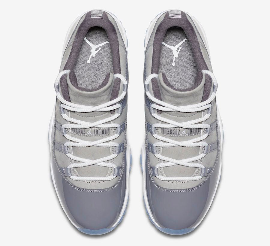 528895-003 Nike Air Jordan 11 Low "Cool Grey" (Men's)