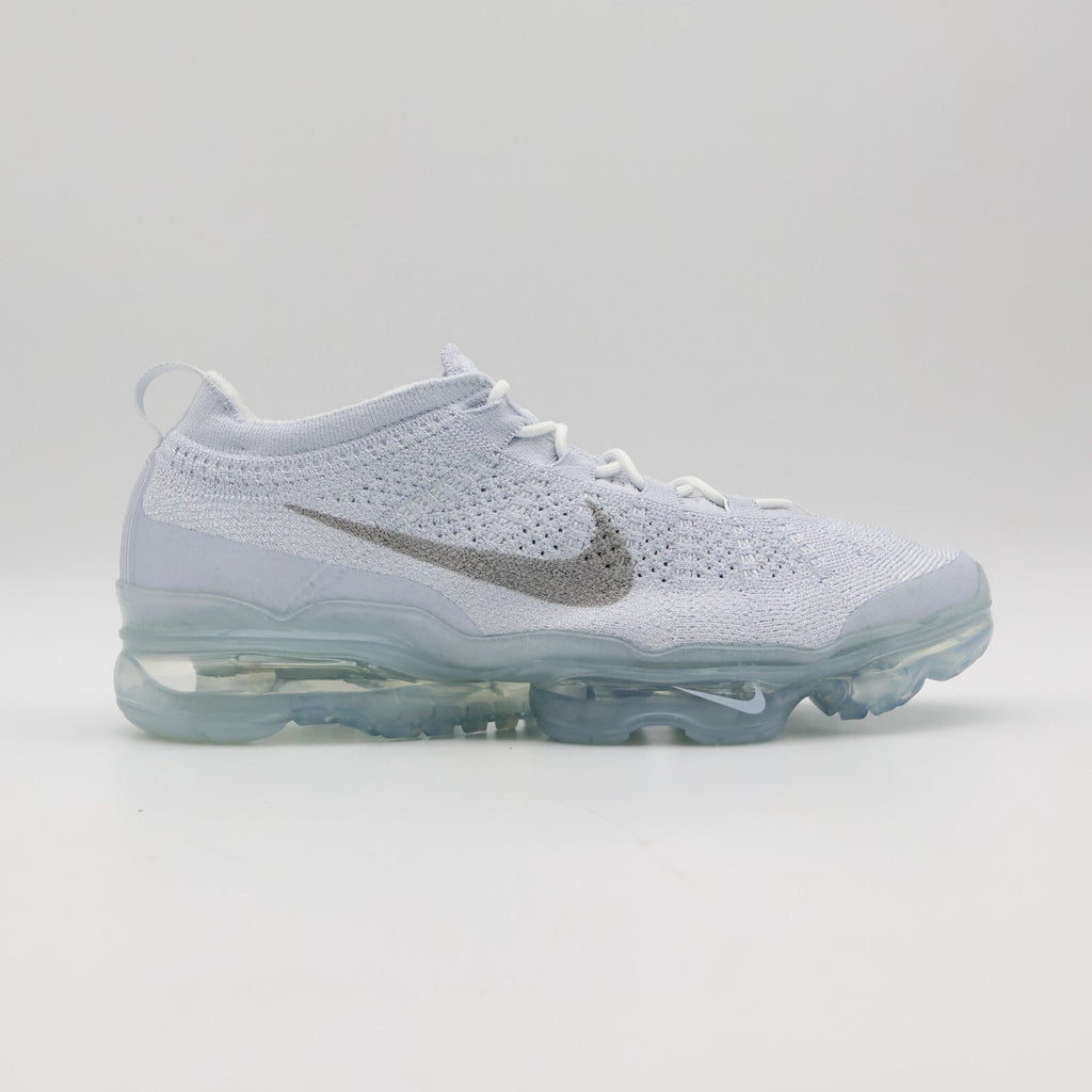 DV1678-002 Nike Air VaporMax 2023 Flyknit Pure Platinum White Silver Grey Men's)