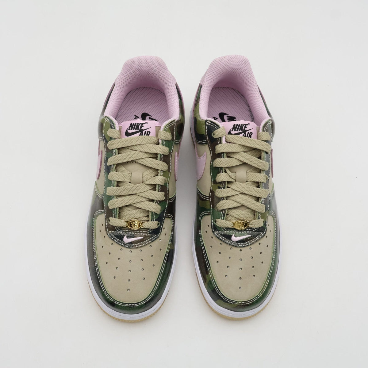 HQ1967-200 Nike Air Force 1 Low Retro Patent Camo Pink (Men's)