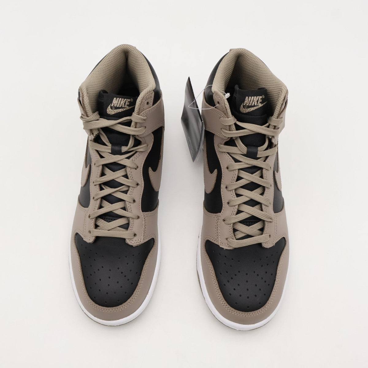 DD1869-002 Nike Dunk High Moon Fossil Black Bitter Dark Brown Ash Grey (Women's)