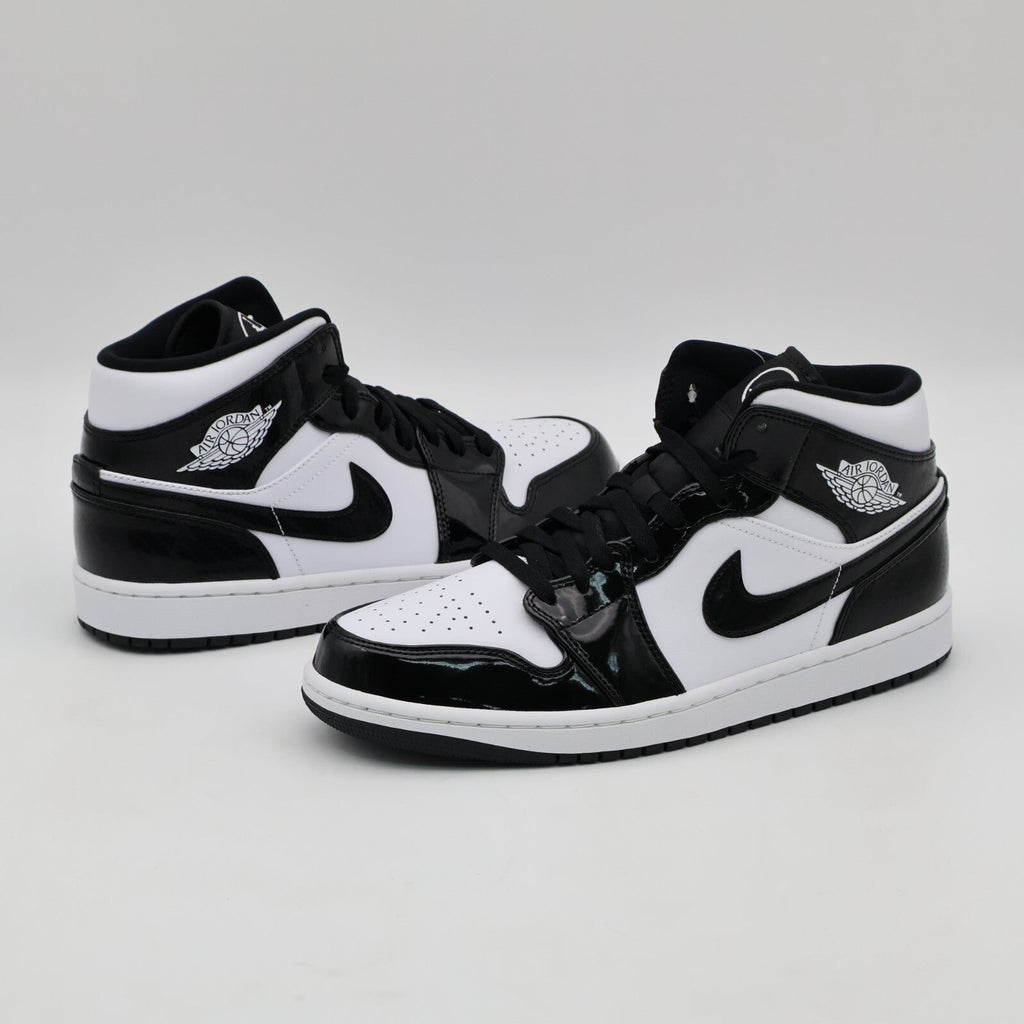 DD1649-001 Nike Air Jordan 1 Mid SE All-Star Carbon Fiber Black White Panda