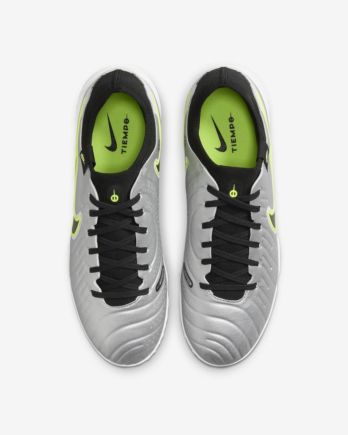 DV4336-001 Nike Tiempo Legend 10 Pro Metallic Silver Volt Black (Men's)