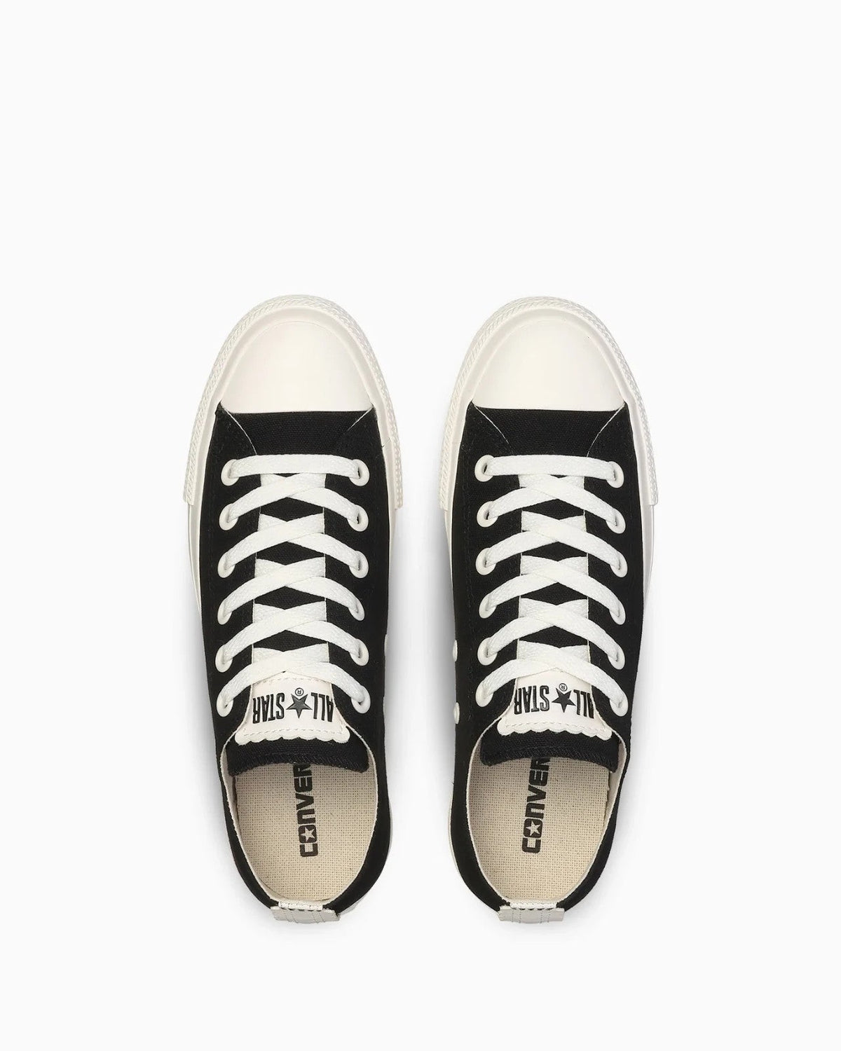 31318820 Converse Women's All Star PLTS Flowercut OX "Black/White" (Women's)