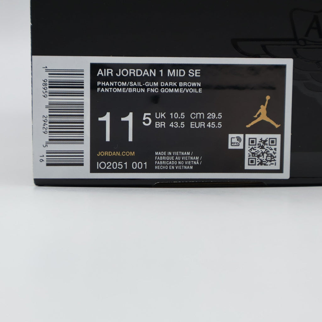IO2051-001 Nike Air Jordan 1 Mid SE "Brazil Football" (Men's)