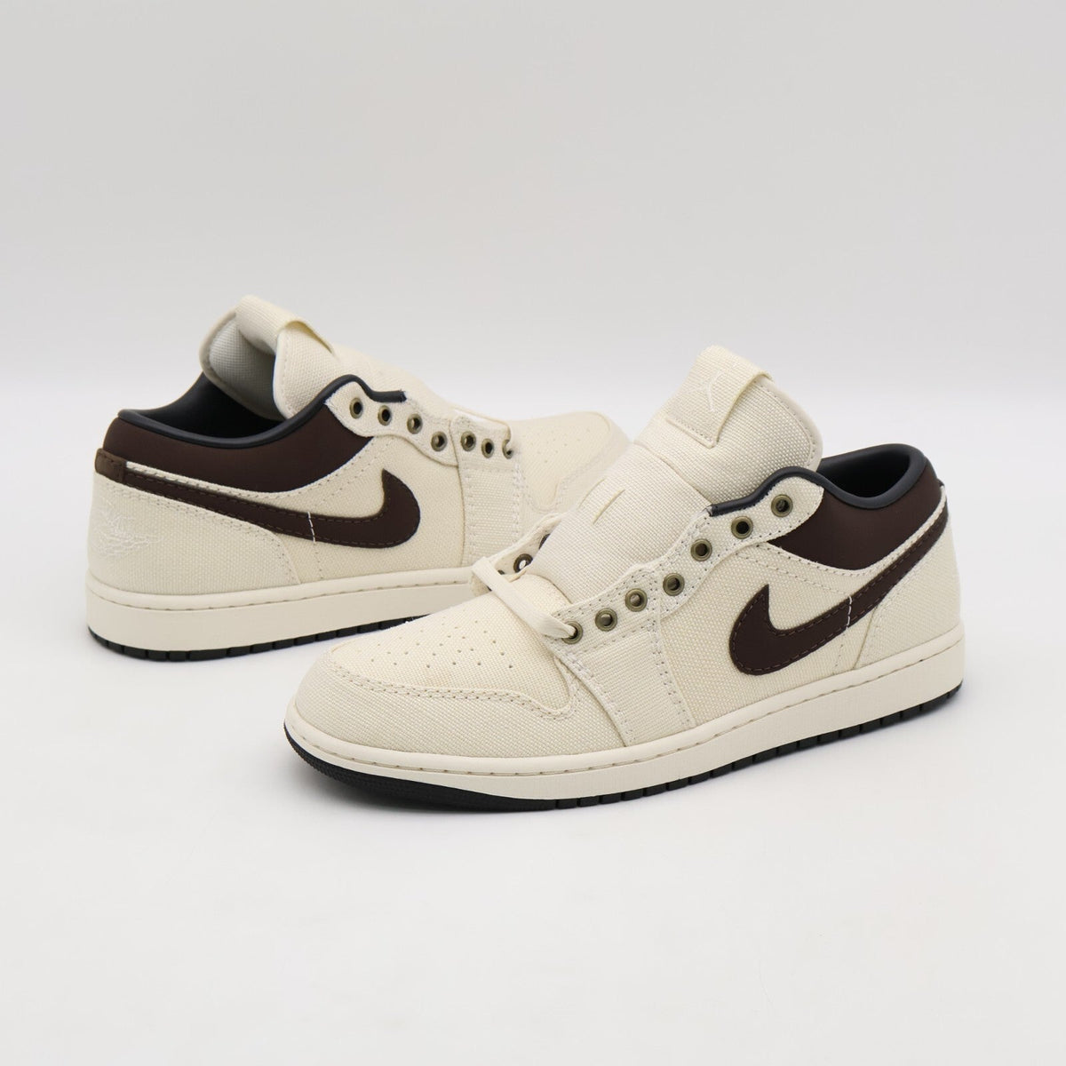 IB8058-110 Nike Air Jordan 1 Low PRM Pale Ivory (Men's)