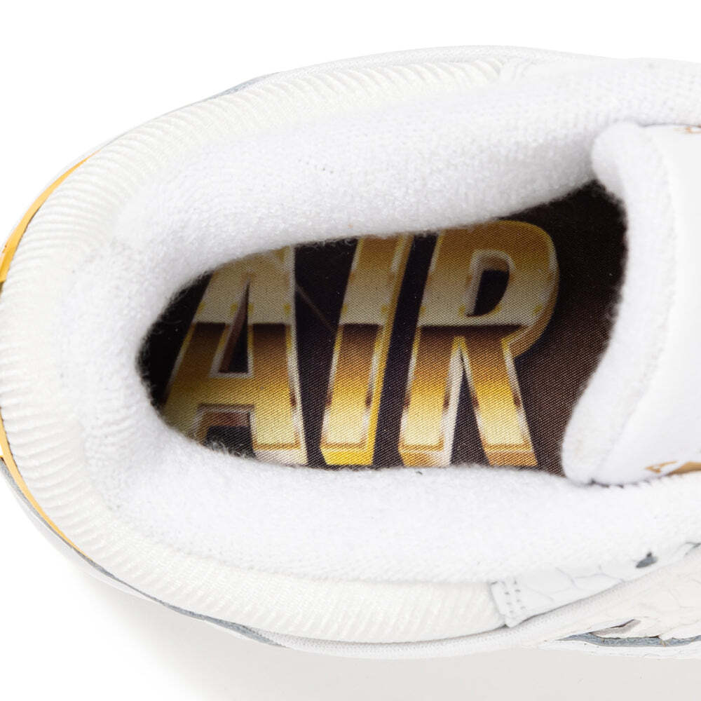 HV8070-100 NIGO Nike Air Force 3 Low White Metallic Gold Heel Logo OGIN (Men's)