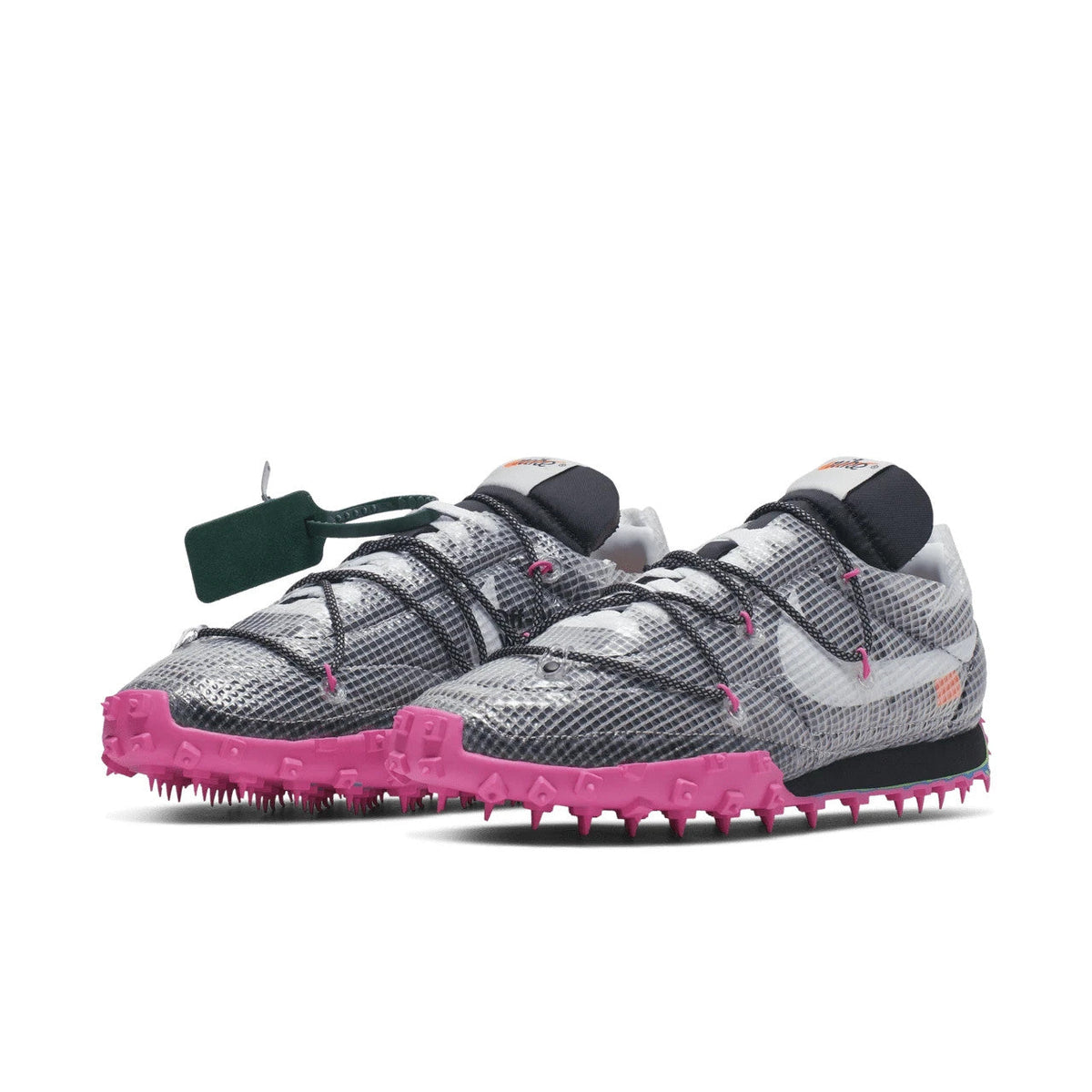 CD8180-001 Off-WhiteÃNike Waffle Racer Vivid Black (Women's)