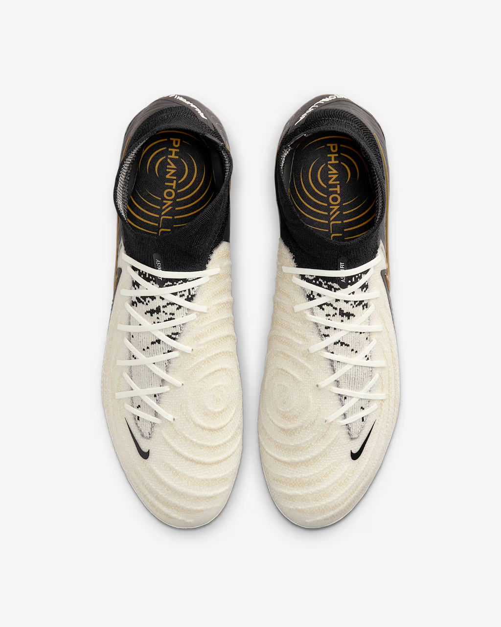 FJ2572-100 Nike Phantom Lunar 2 Elite White Metallic Gold Coin Black (Men's)