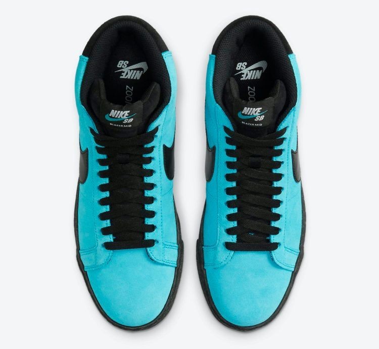 864349-400 Nike SB Zoom Blazer Mid "Baltic Blue" (Men's)