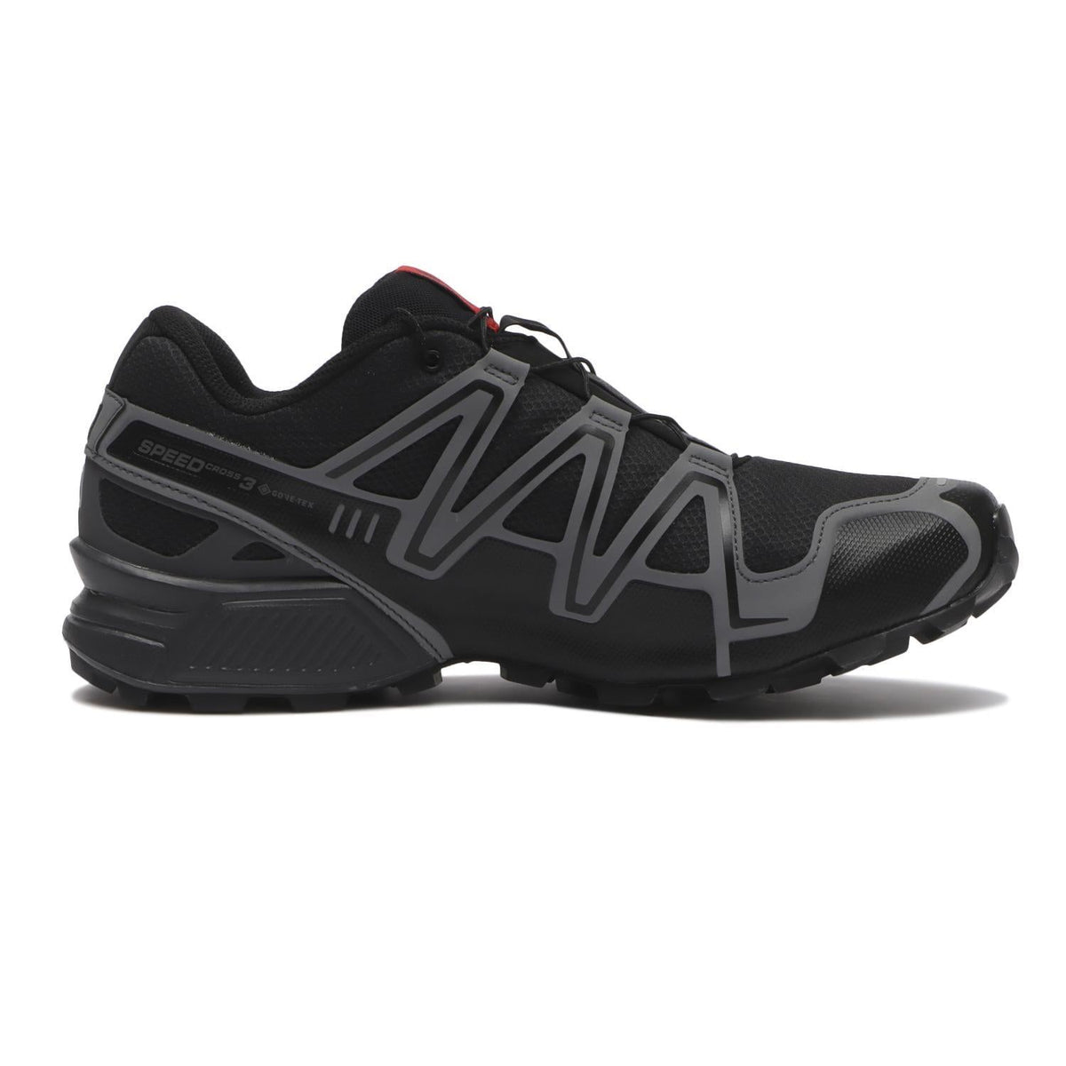 L47731700 Salomon Speedcross 3 GORE-TEX Black Asphalt Flame Scarlet (Men's)