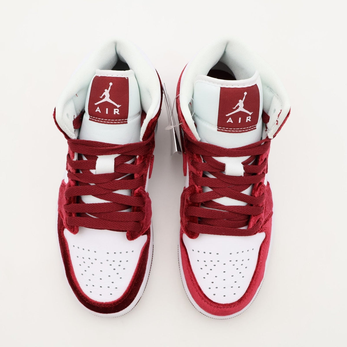 FZ3334-100 Nike Air Jordan 1 Mid Red Velvet (Women's)