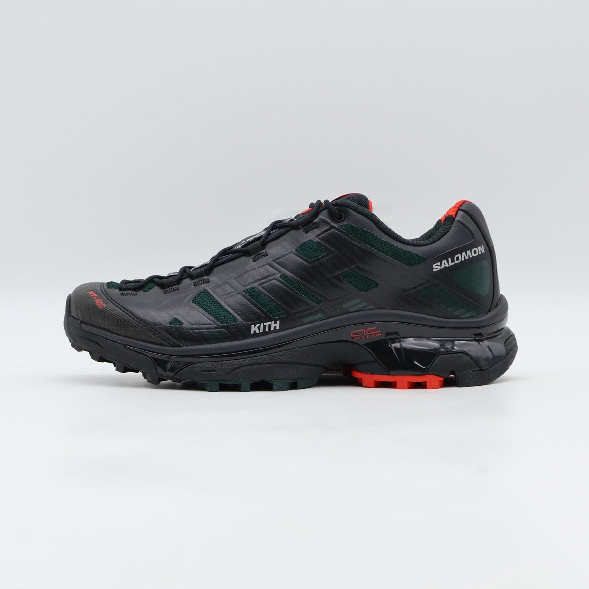 L47772300 KITH Salomon XT-4K Black Scarab Fiery Red (Men's)