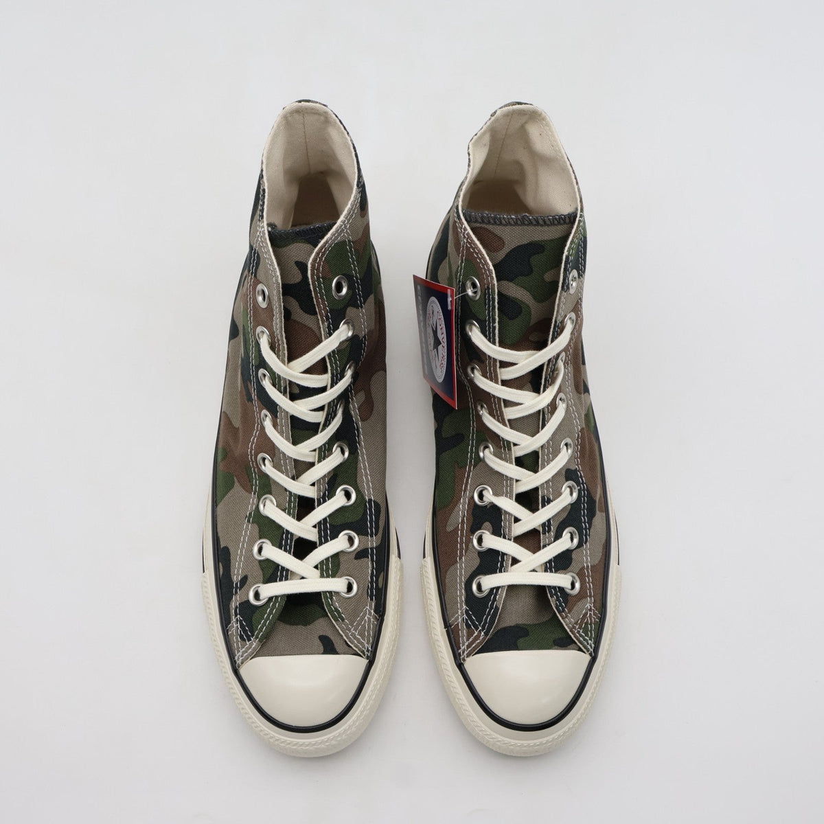 31318220 Converse All Star Aged Woodlandcamo Hi Green Gray Brown (Men's)