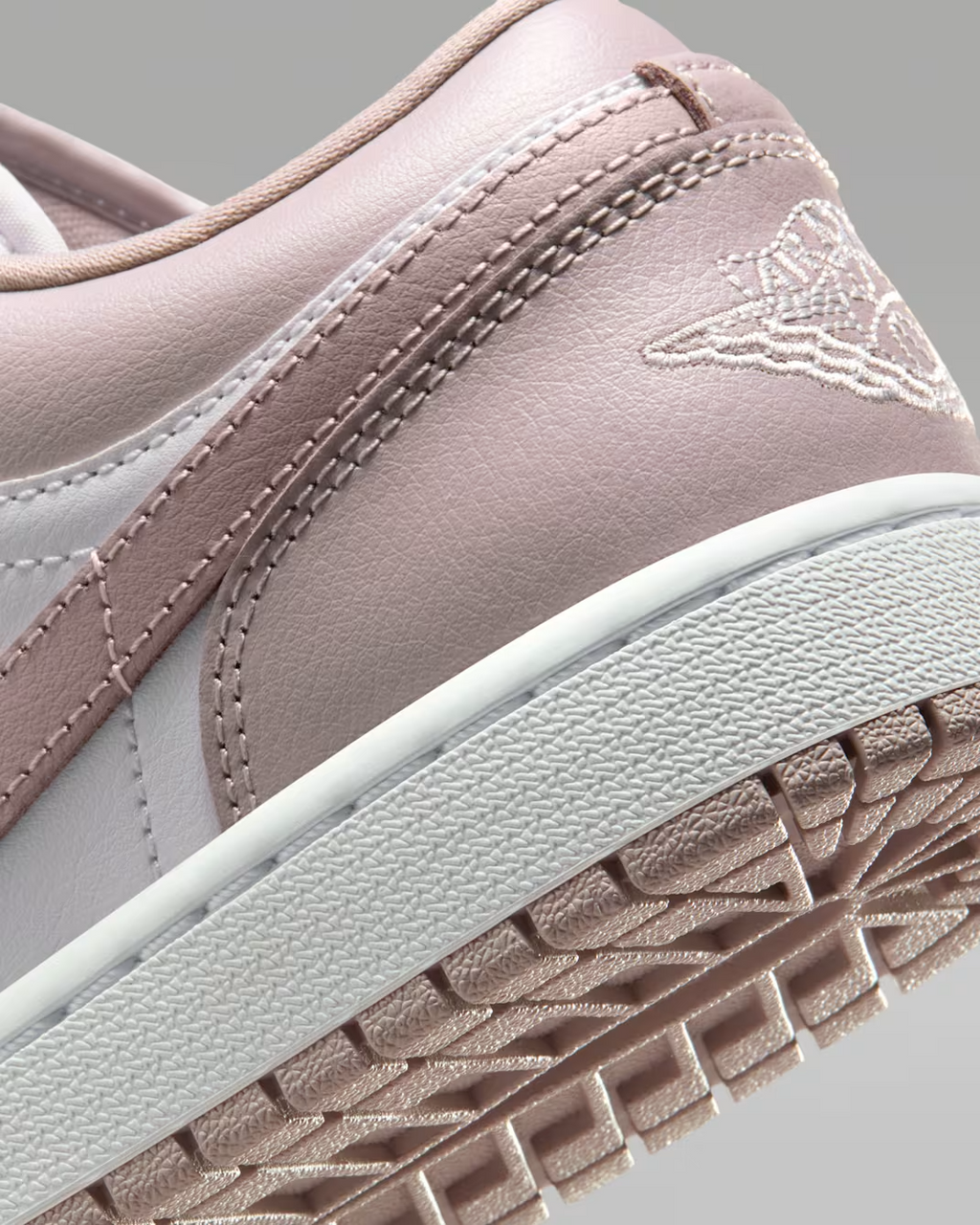 DC0774-606 Nike Air Jordan 1 Low Particle Rose White Neutral Grey (Women's)