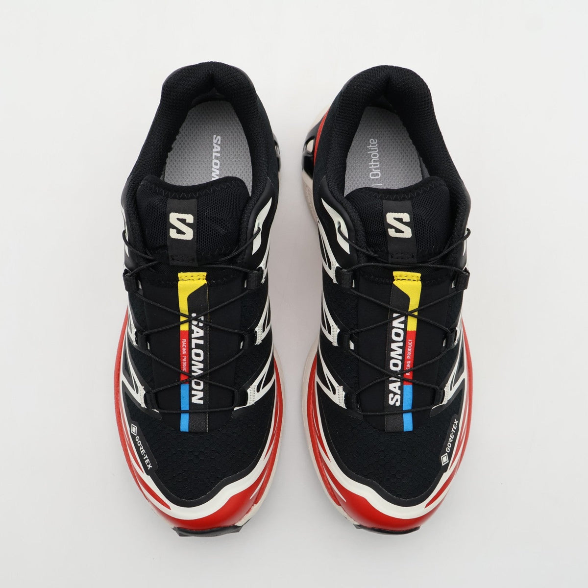 L47974900 Salomon XT-6 GORE-TEX Black Flame Scarlet Vanilla Ice (Men's)