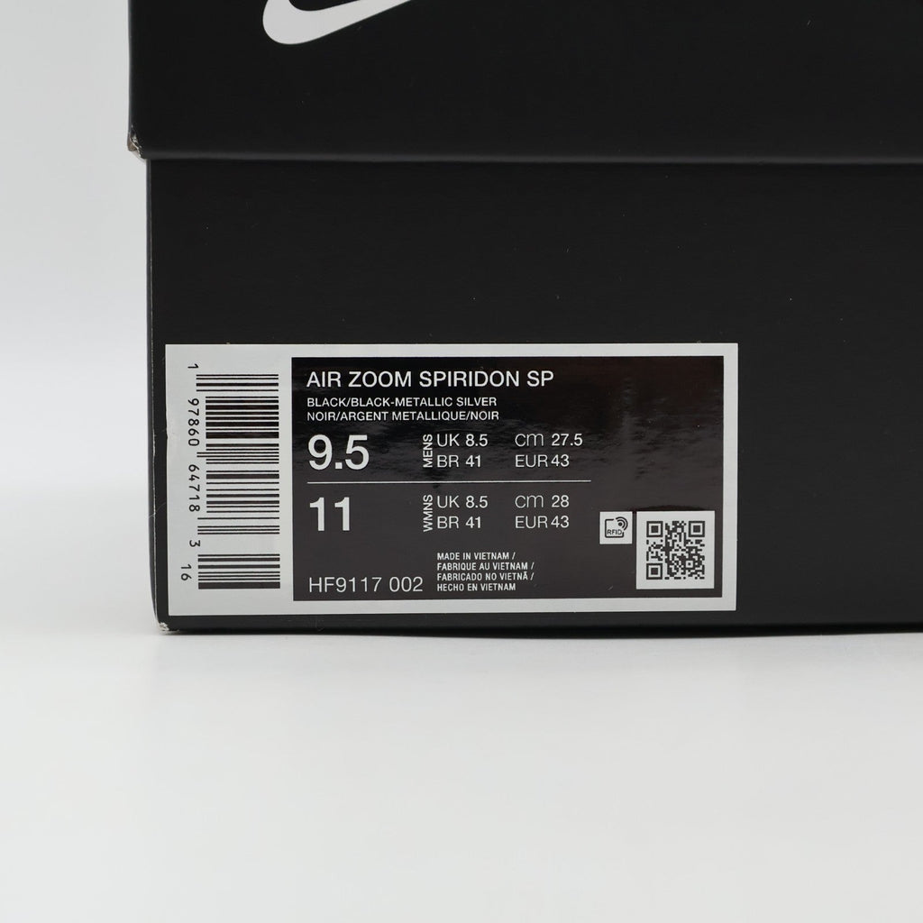 HF9117-002 Nike Air Zoom Spiridon SP Black and Sport Red (Men's)