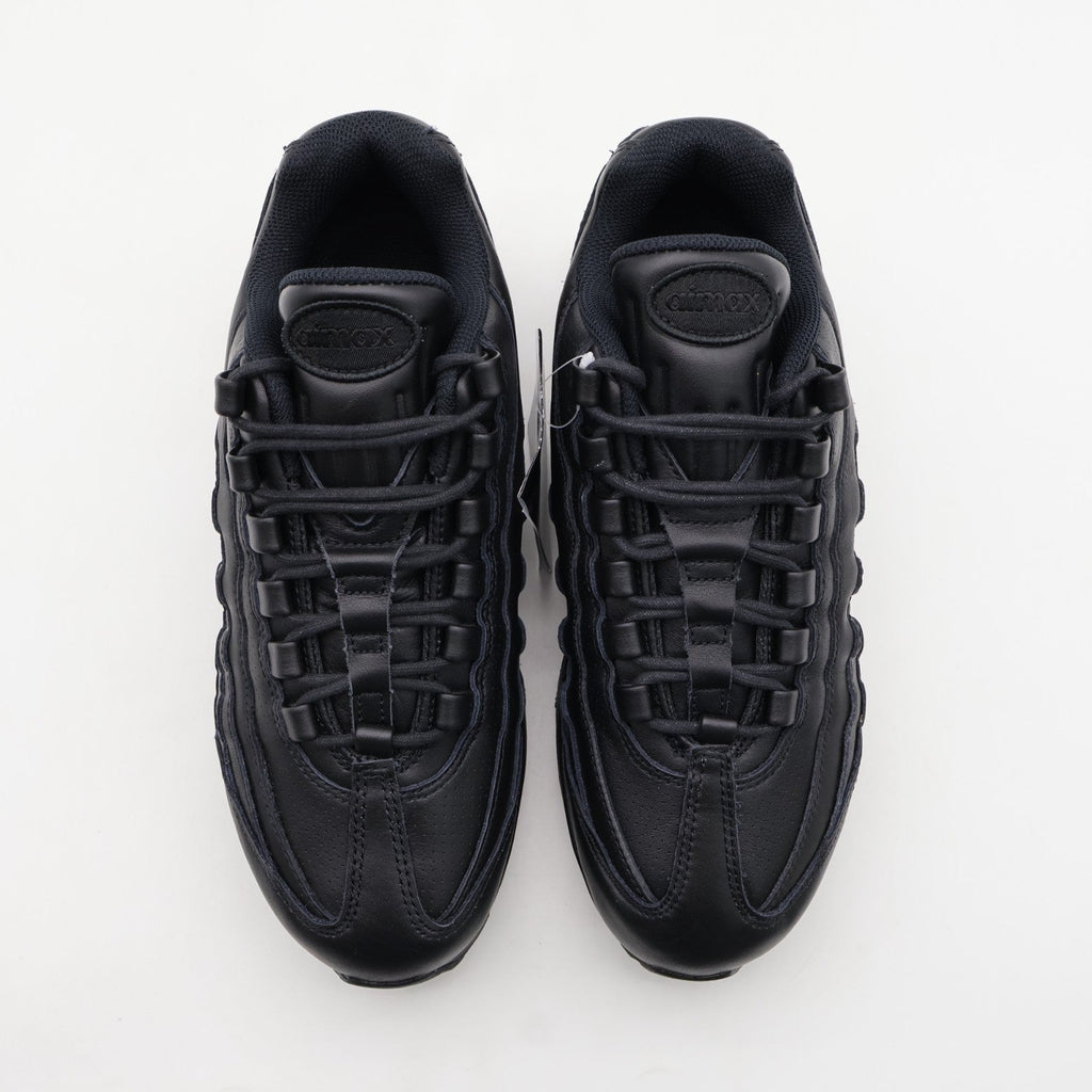 IM0696-001 Nike Air Max 95 Leather Big Bubble QS Triple Black (Men's)