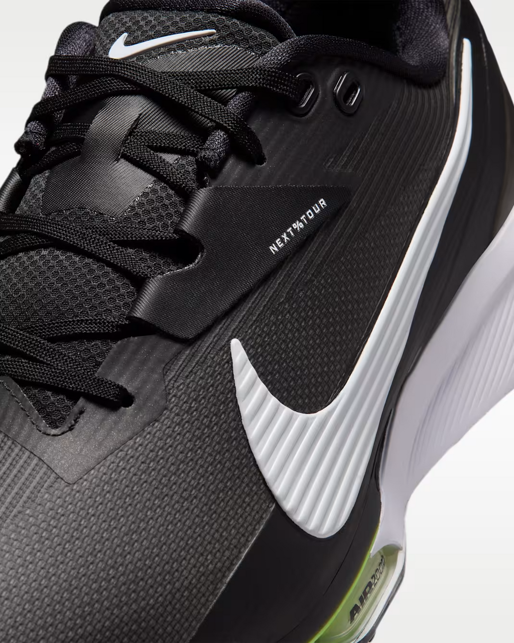 IO3696-001 Nike Next% Tour 3 "Black/Light Smoke Grey/White" (Wide) (Men's)
