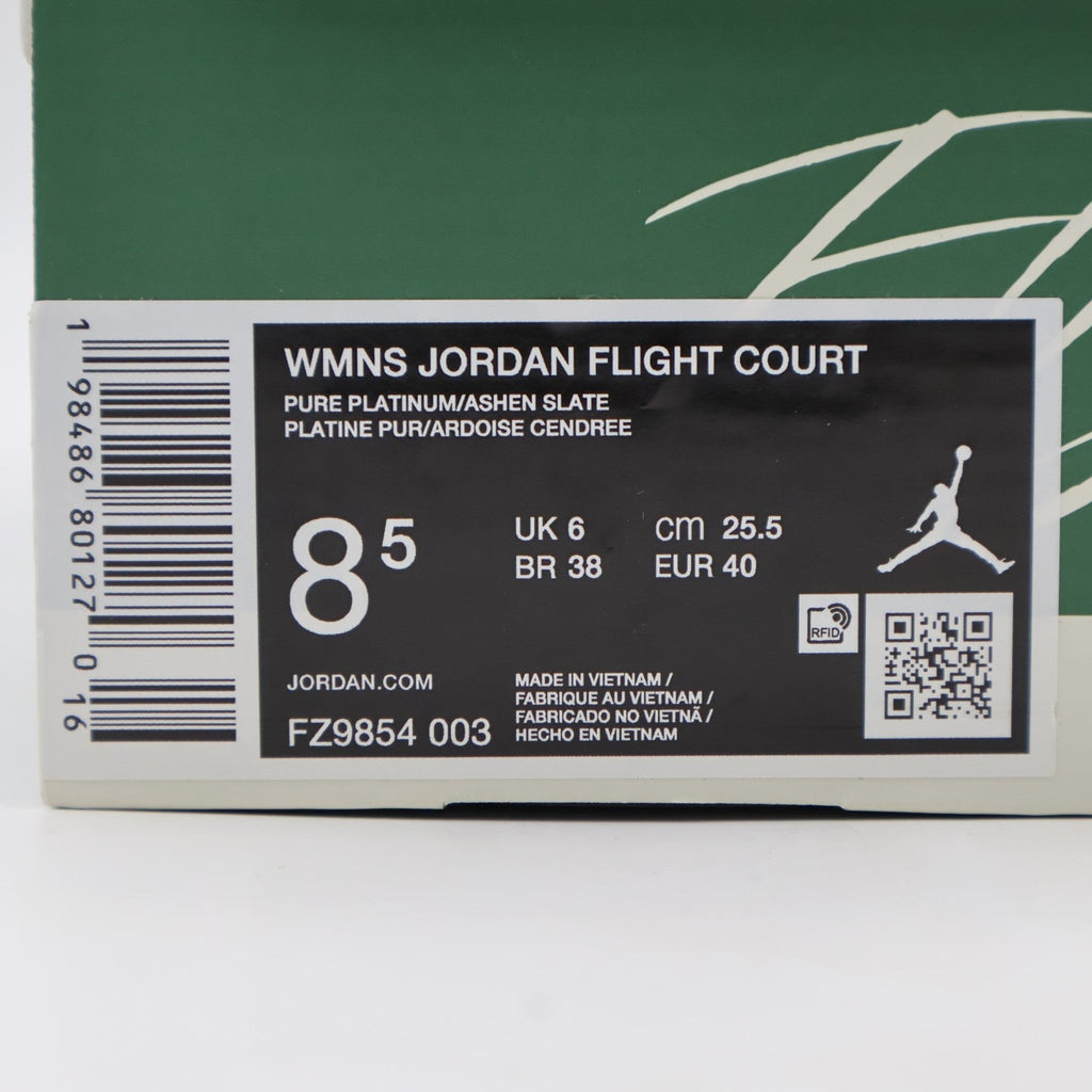 FZ9854-003 Nike Jordan Flight Court Pure Platinum Ghost Sail (Women's)
