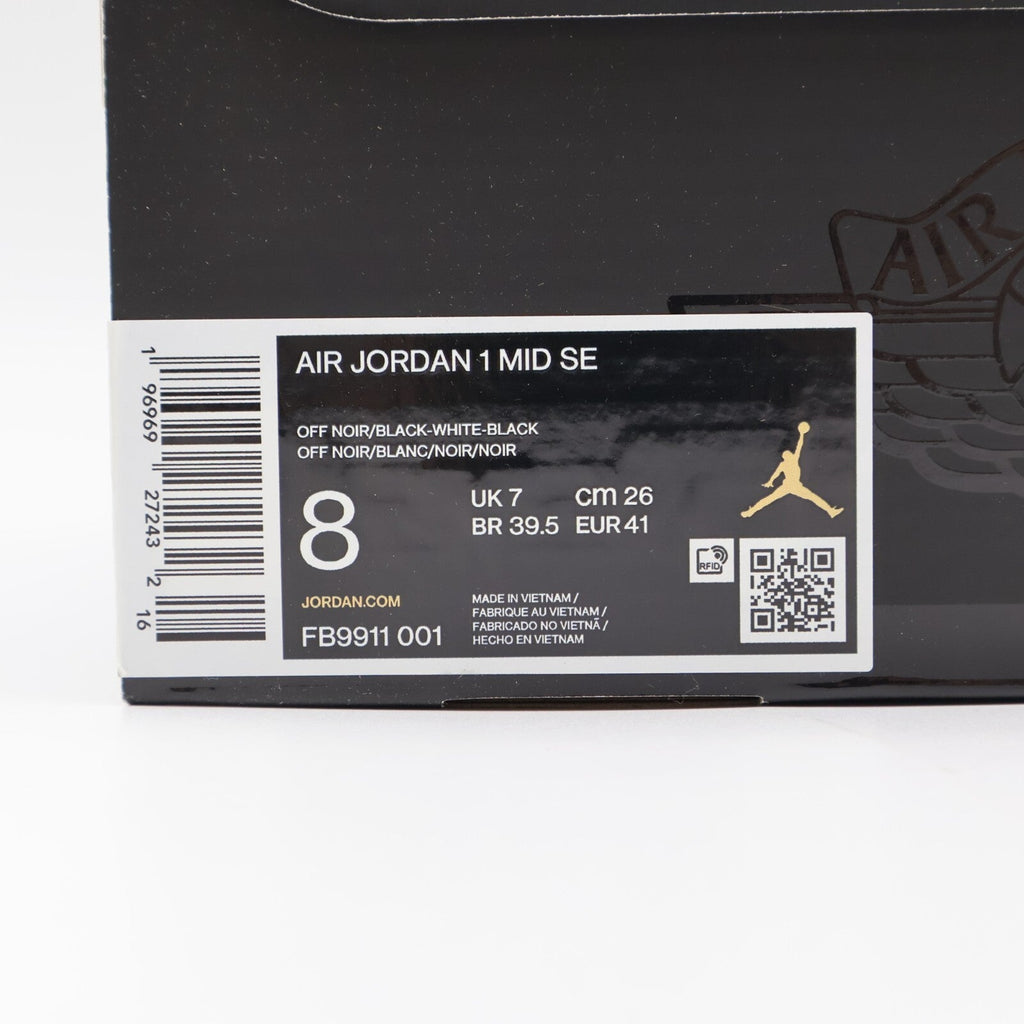FB9911-001 Nike Air Jordan 1 Mid Panda Elephant (Men's)