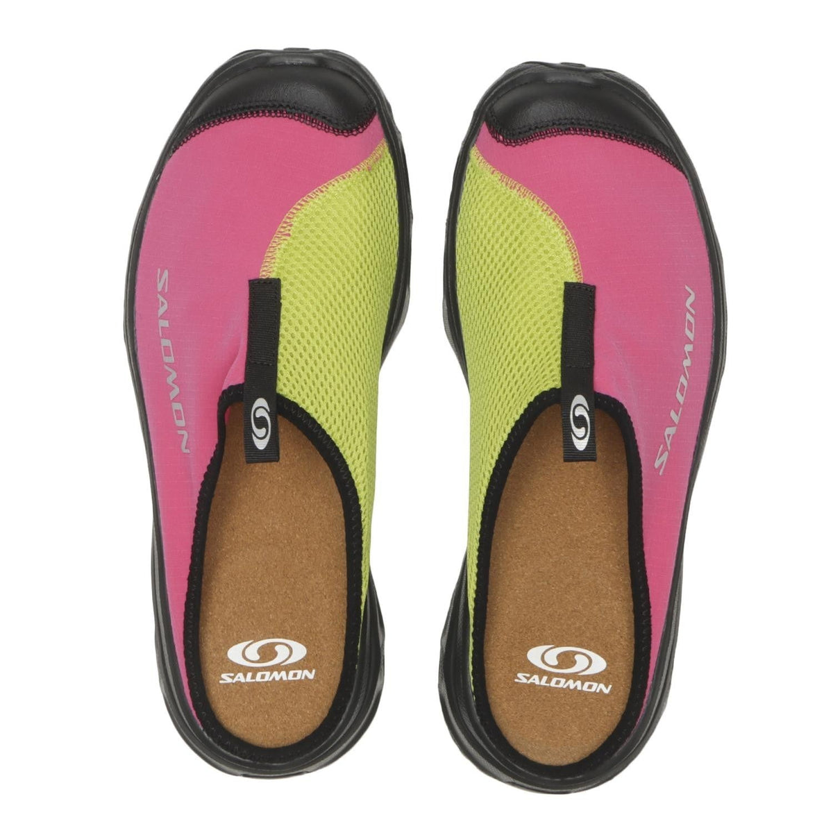 L47996500 Salomon RX Slide 3.0 Pink Yarrow Bright Chartreuse Black (Men's)